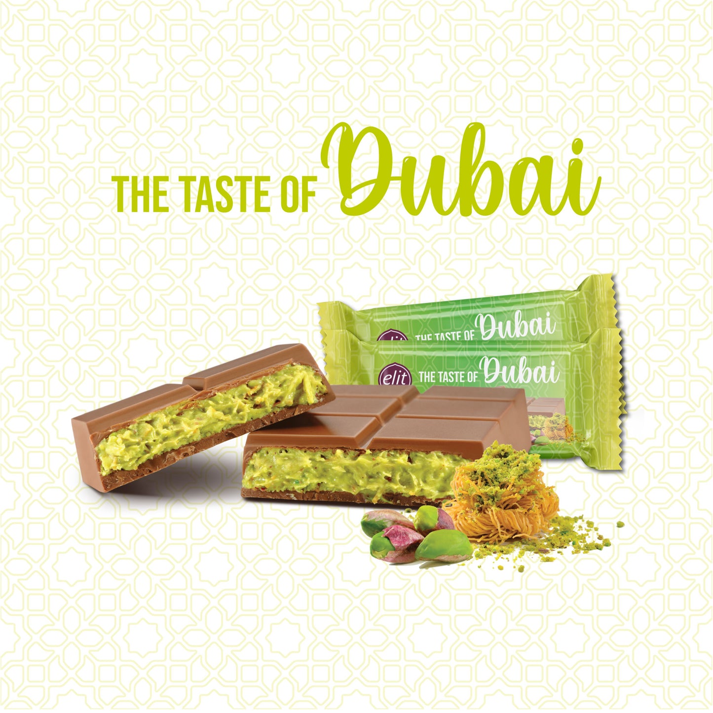 cioccolata dubai pistacchio